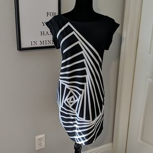 CCO BCBG cropped sleeve dress